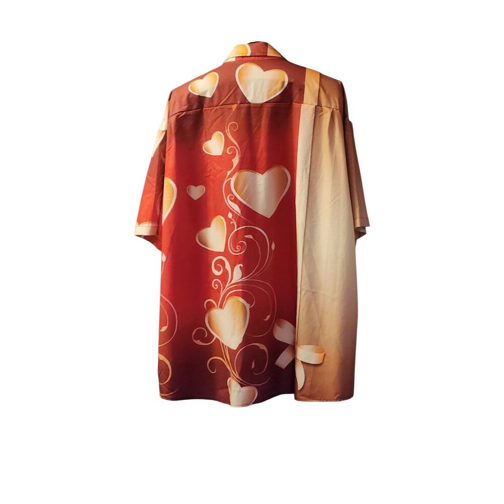 Hardaddy 3XL Hearts Button Down Shirt